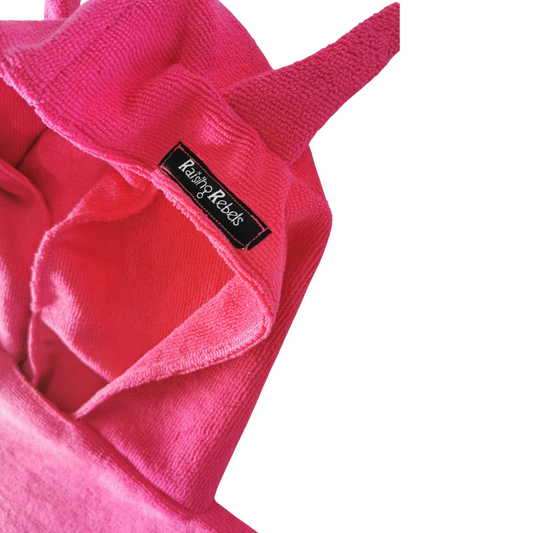Bat Hooded Towel | Pink